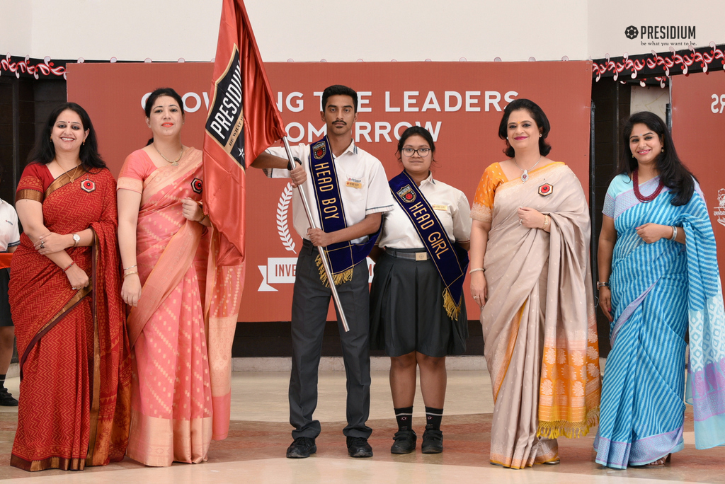 Presidium Indirapuram, PRESIDIANS PROUDLY PLEDGE TO LEAD AT THE INVESTITURE CEREMONY