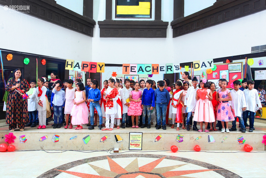 Presidium Indirapuram, PRESIDIANS HONOUR THEIR TEACHERS ON TEACHERS' DAY