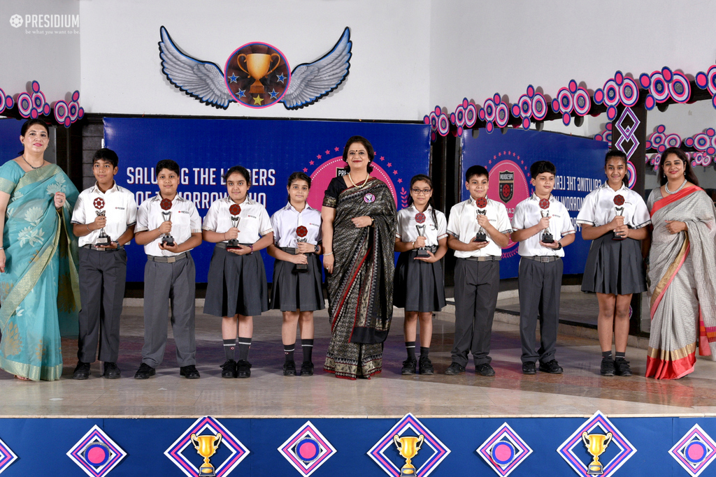 Presidium Indirapuram, ACADEMIC EXCELLENCE 2018:HONOURING THE ACADEMIC RIGOR OF STUDENTS