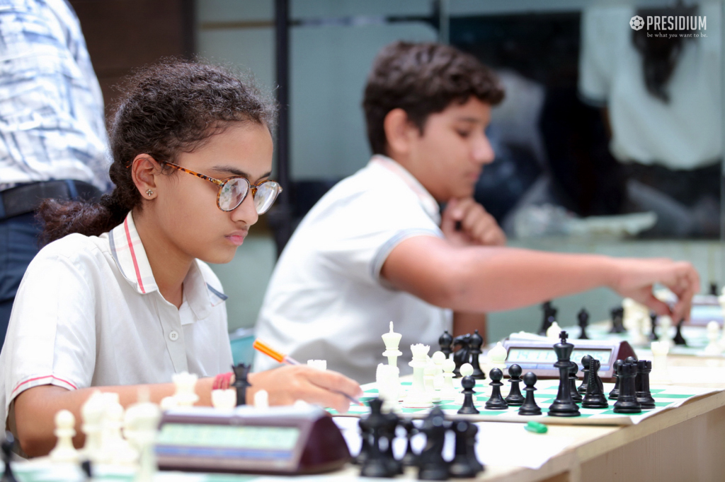 Presidium Indirapuram, ASPIRING CHESS PLAYERS COMPETE AT INTER SCHOOL CHESS CHAMPIONSHIP