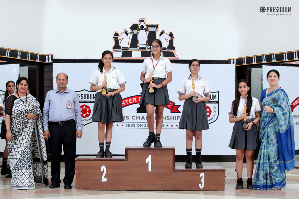 Presidium Indirapuram, ASPIRING CHESS PLAYERS COMPETE AT INTER SCHOOL CHESS CHAMPIONSHIP