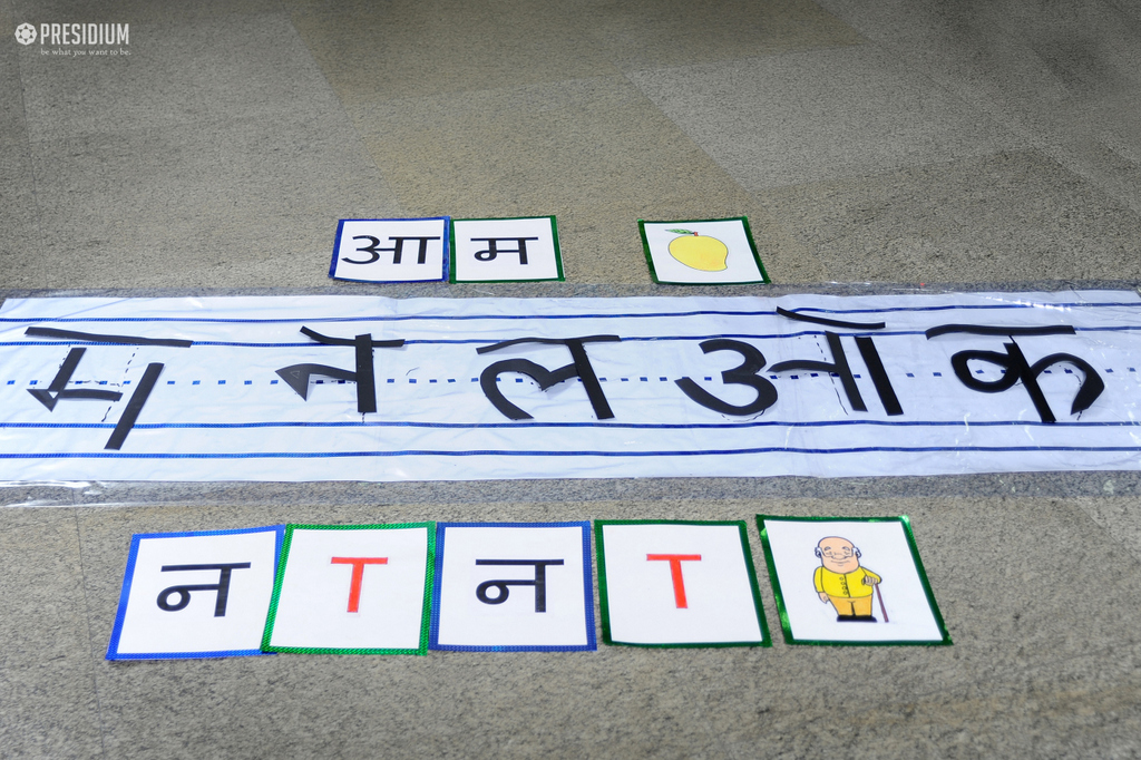 Presidium Indirapuram, LEARNING THE OFFICIAL LANGUAGE-HINDI THROUGH FUN ACTIVITIES