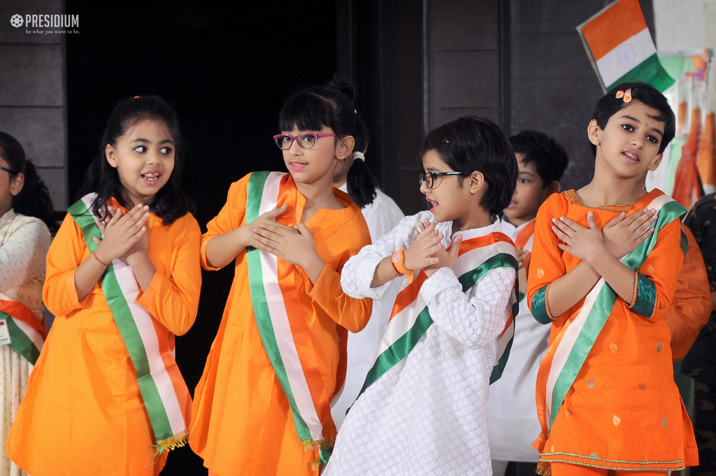 Presidium Indirapuram, NATIONAL FLAG DAY: SALUTING THE SYMBOL OF OUR FREEDOM & PRIDE