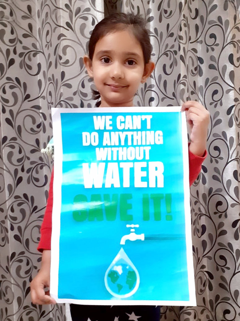 Presidium Punjabi Bagh, PRESIDIANS MARK WORLD WATER DAY WITH POSTER MAKING ACTIVITY