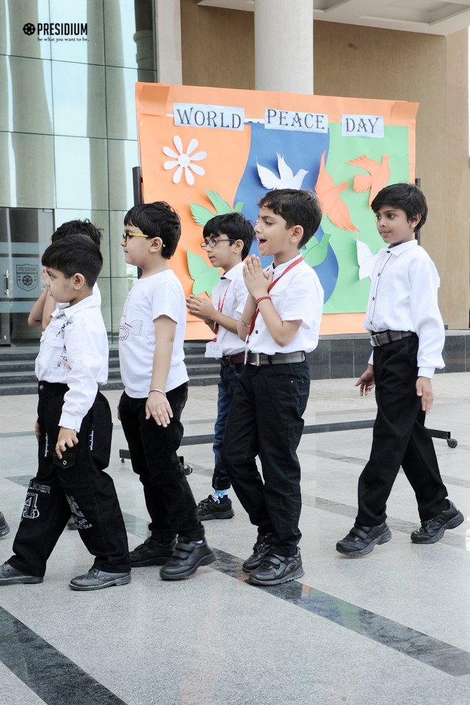 Presidium Gurgaon-57, PRESIDIANS COME TOGETHER FOR PEACE ON INTERNATIONAL PEACE DAY