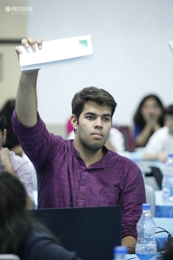 Presidium Indirapuram, PRESIDIANS OF IP DISPLAY SPIRIT & CONFIDENCE AT PMUN 2017