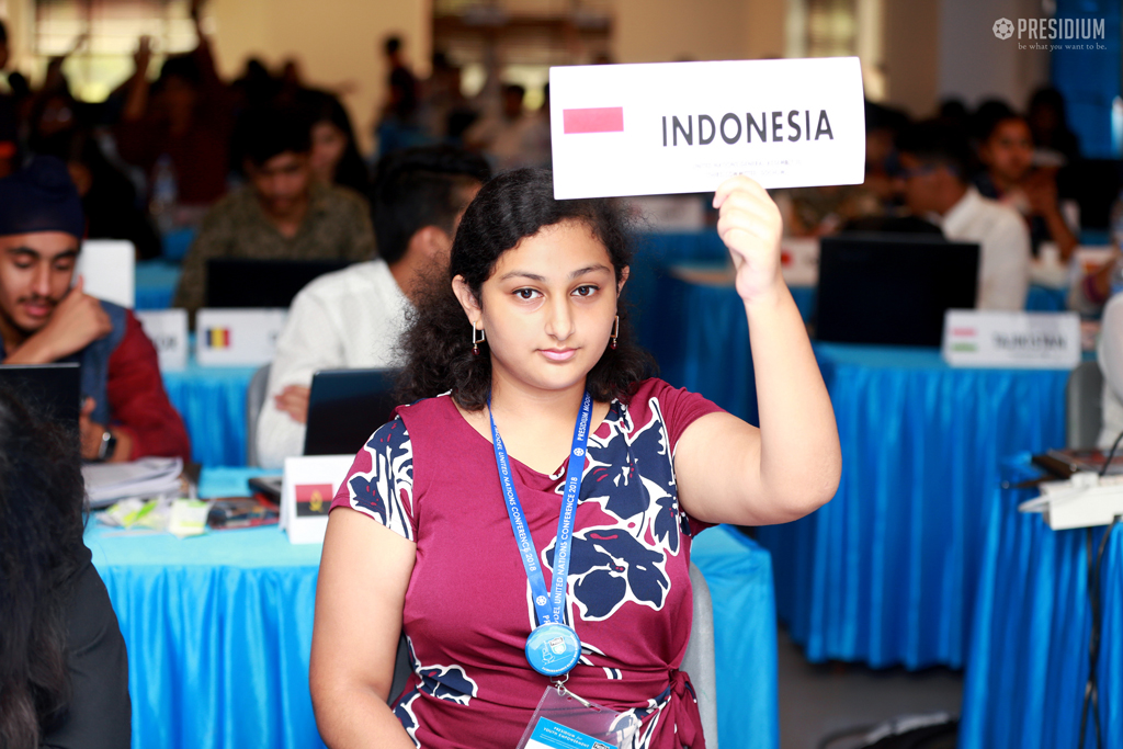 Presidium Indirapuram, PRESIDIANS DELIBERATE POWERFULLY ON YOUTH EMPOWERMENT AT PMUN