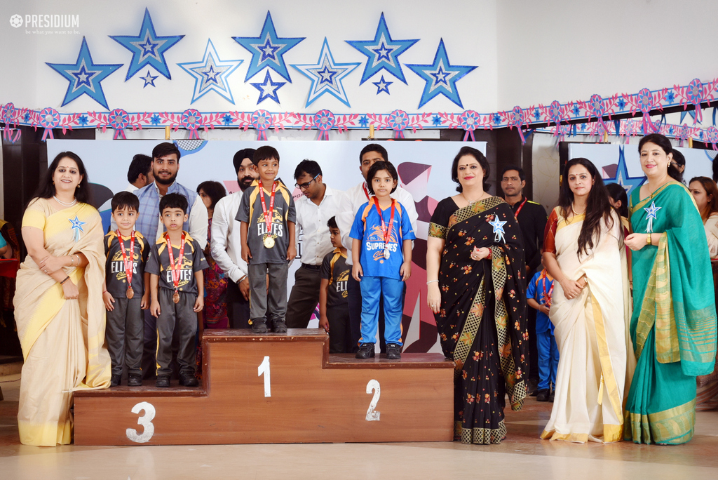 Presidium Indirapuram, SPORTS PRIZE DISTRIBUTION BRINGS OUR SPORTS STARS IN LIMELIGHT