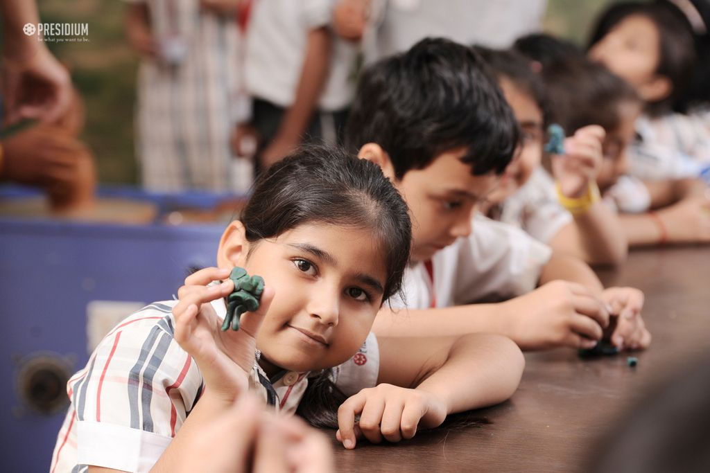 Presidium Gurgaon-57, PLAY WITH CLAY: LITTLE PRESIDIANS RELISH A POTTERY ADVENTURE