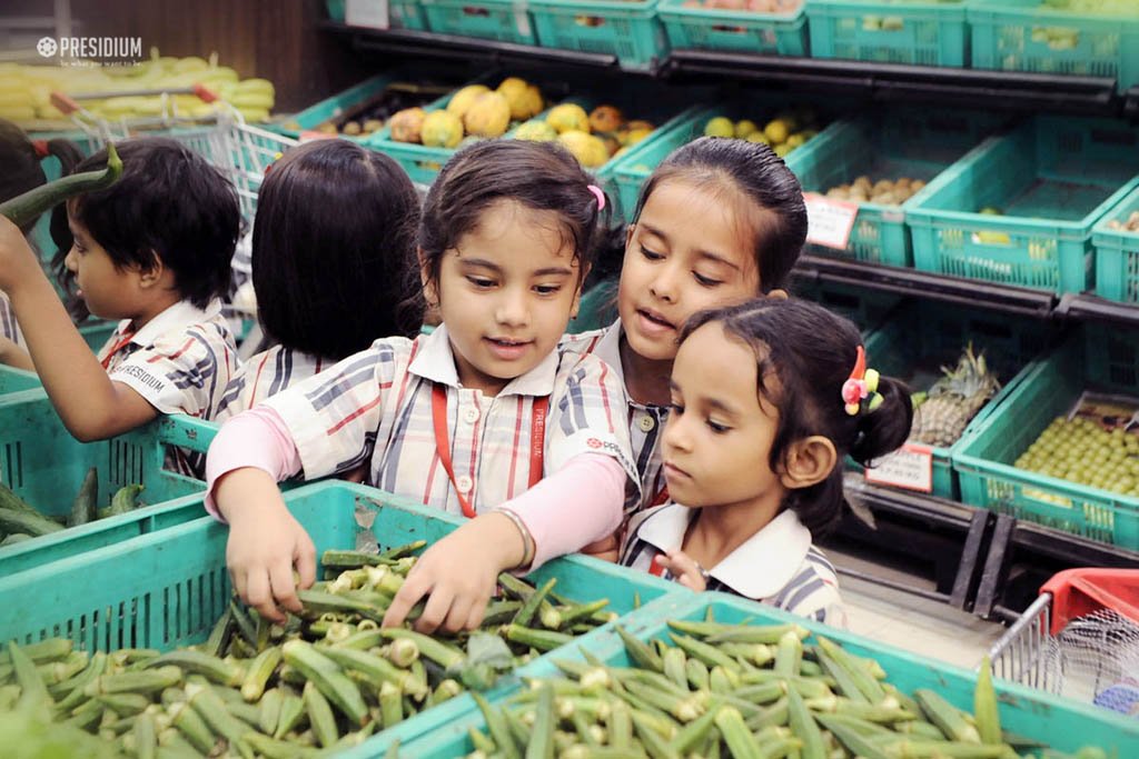 Presidium Gurgaon-57, VISIT TO SRS MART: AN ENRICHING EXPERIENCE FOR LITTLE PRESIDIANS