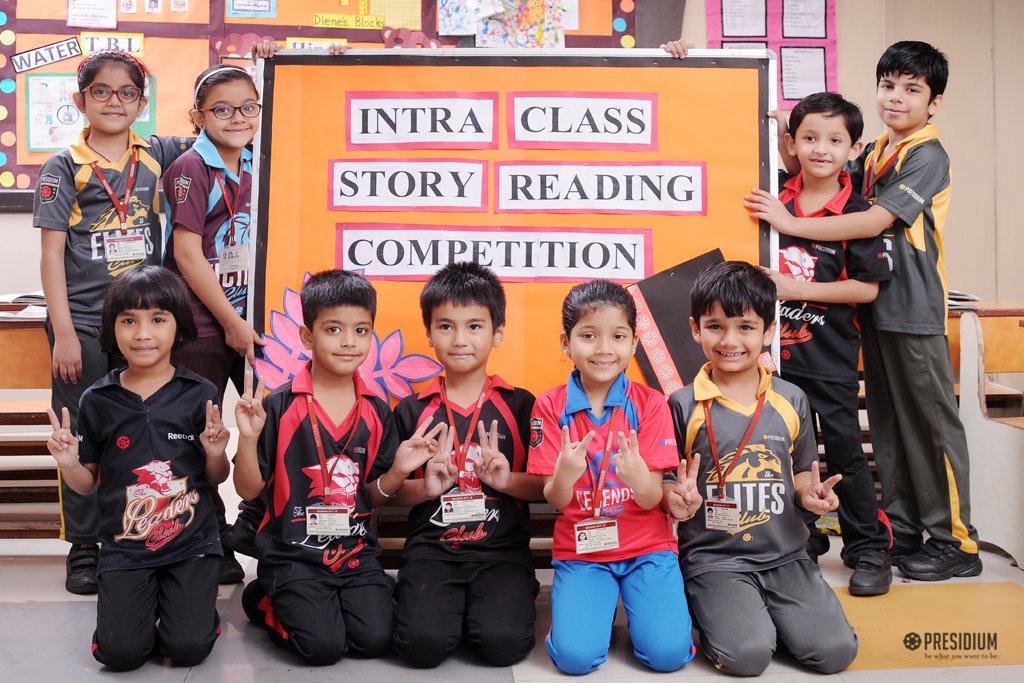 Presidium Indirapuram, INTRA-CLASS READING CONTEST MOTIVATES STUDENTS TO READ & LEARN