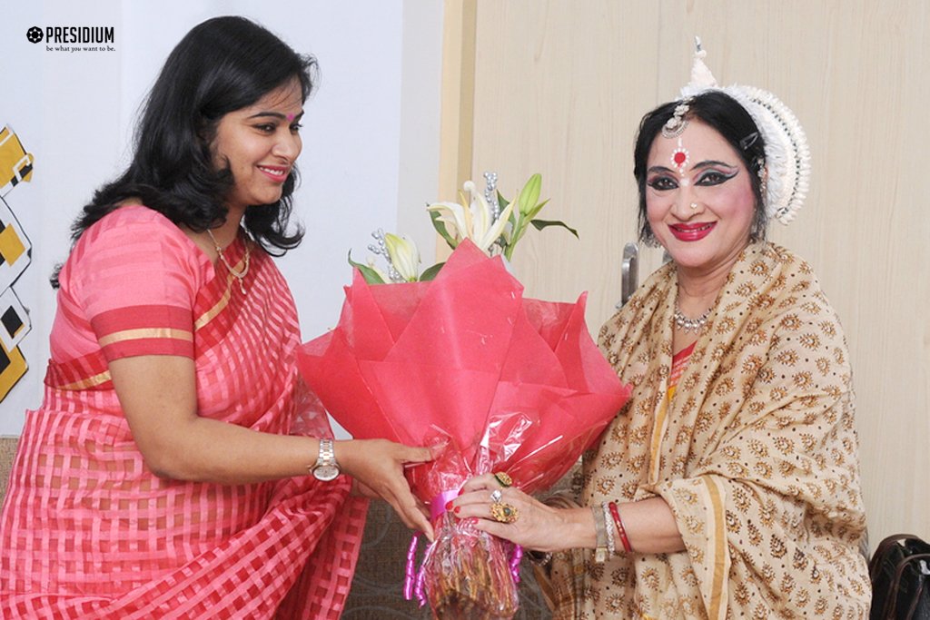 Presidium Indirapuram, PADMASHREE SMT. RANJANA ILLUMINATES PRESIDIUM ON WORLD DANCE DAY