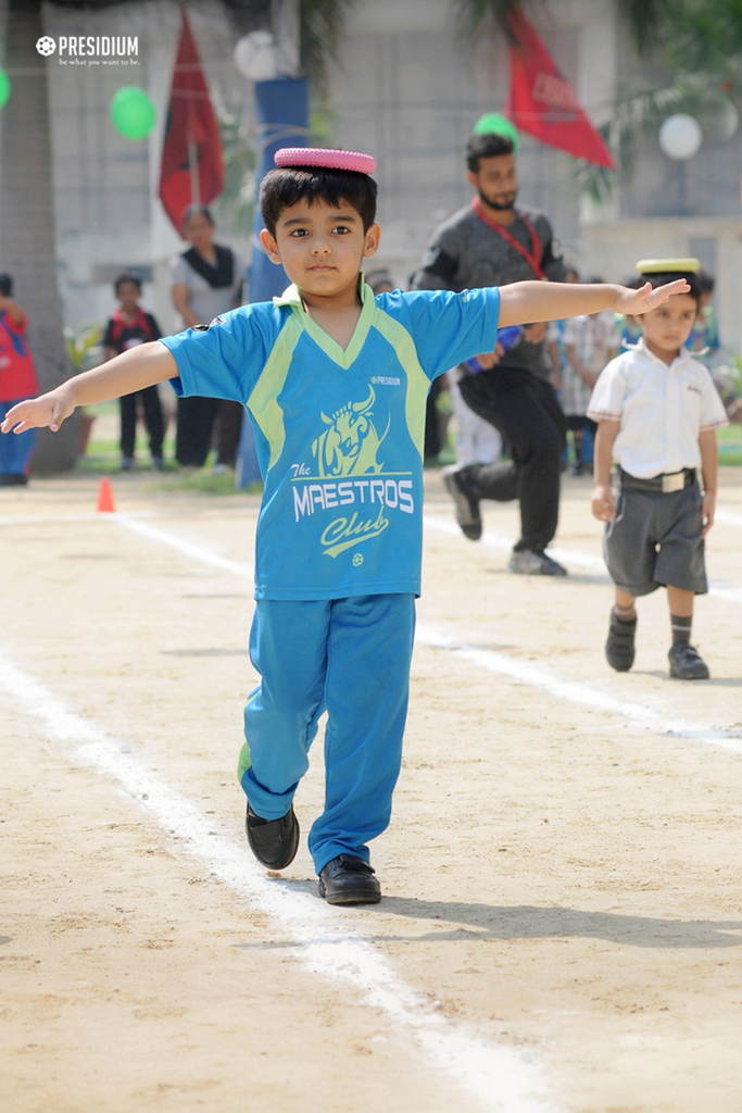 Presidium Indirapuram, ANNUAL SPORTS DAY:PRESIDIANS DISPLAY IDEAL TEAM SPIRIT & STRENGTH