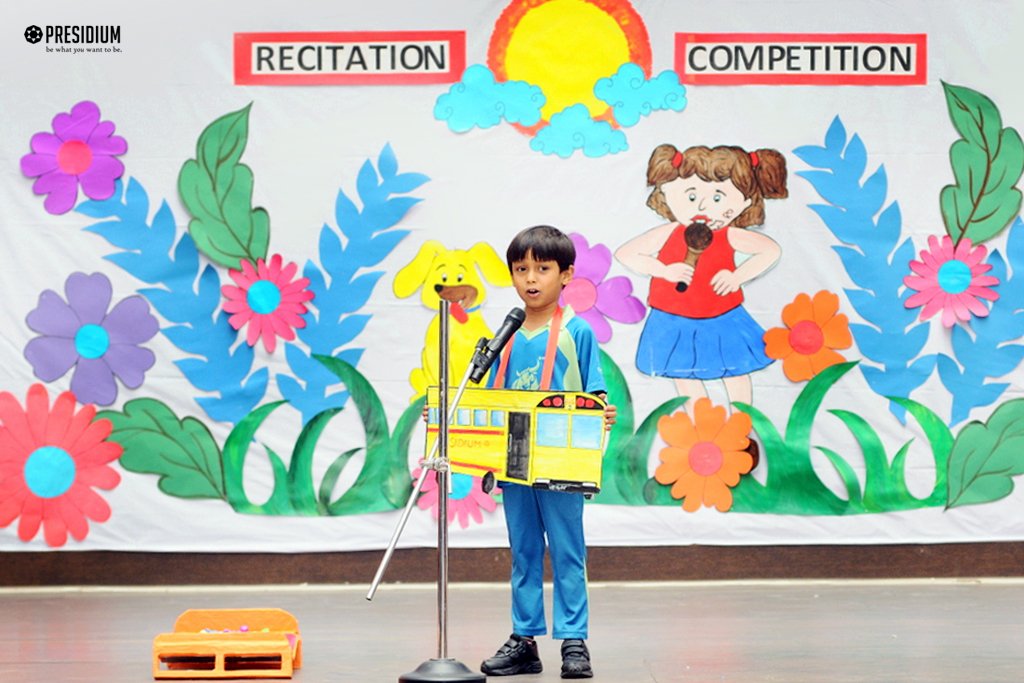 Presidium Rajnagar, PRESIDIANS EXHIBIT THE ART OF SELF-EXPRESSION AT POEM RECITATION