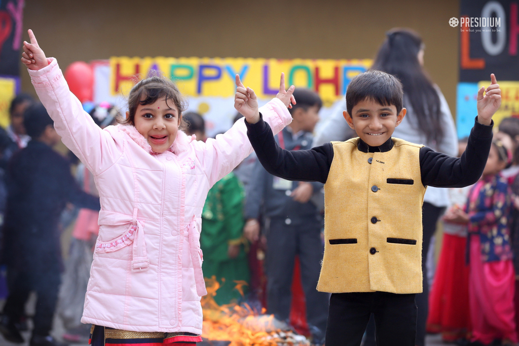 Presidium Vivek Vihar, PRESIDIANS CELEBRATE THE FESTIVAL OF LOHRI WITH GREAT ENTHUSIASM