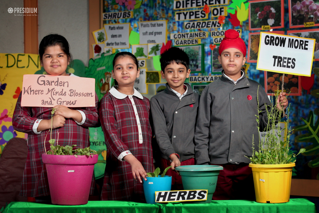 Presidium Punjabi Bagh, LEARNING ABOUT THE NATURE WITH THE TBL THEME OF ‘GARDEN’