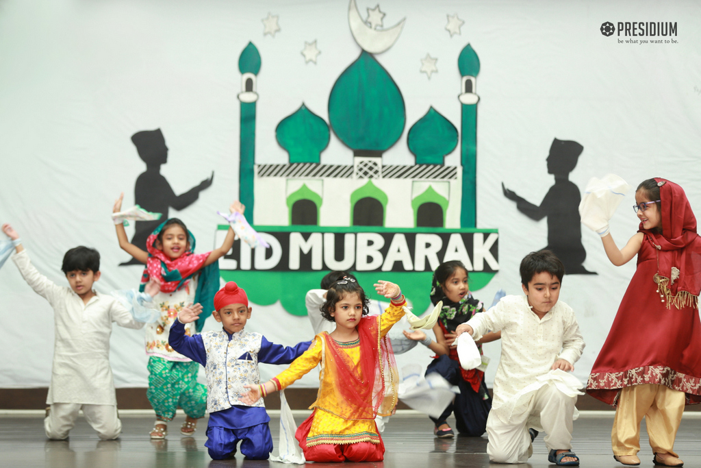 Presidium Rajnagar, THE SCHOOL ATRIUM ENLIVENS WITH EID CELEBRATIONS