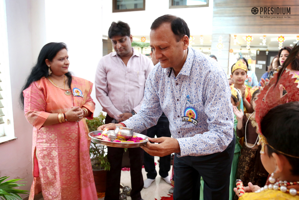 Presidium Rajnagar, SUDHA MA’AM JOINS PRESIDIANS FOR JANMASHTAMI CELEBRATIONS