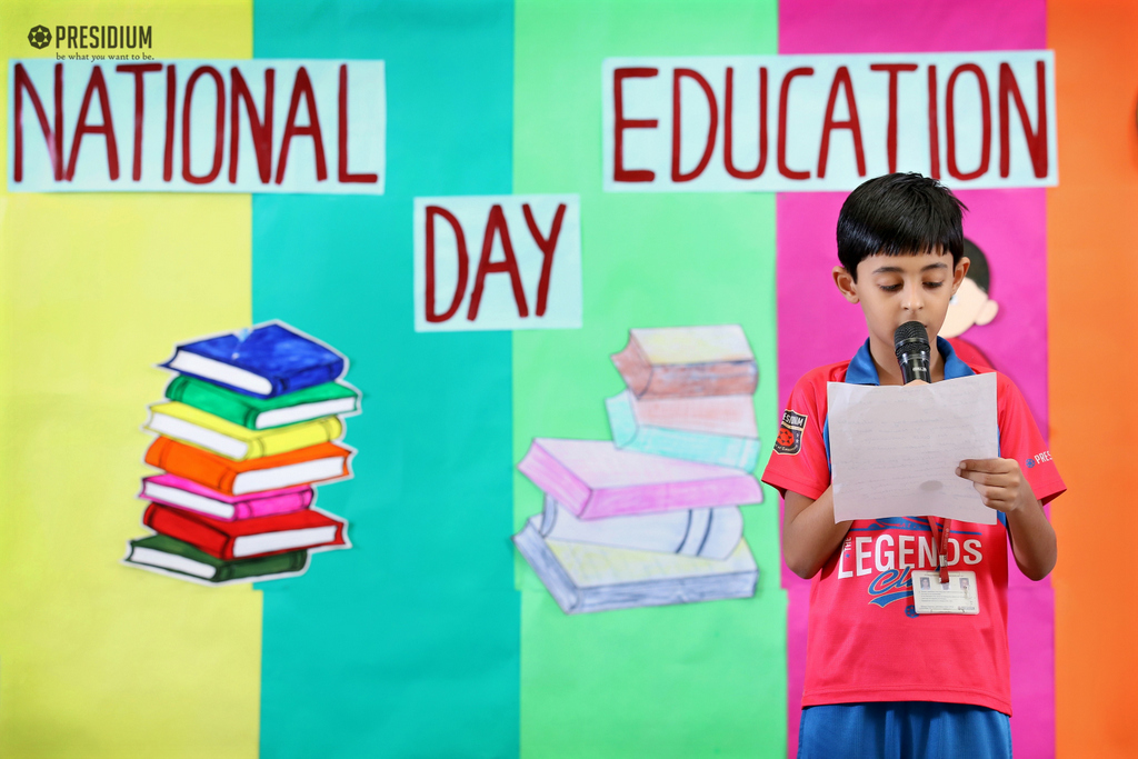 Presidium Rajnagar, NATIONAL EDUCATION DAY: EDUCATION IS THE SOURCE OF POWER PROGRESS