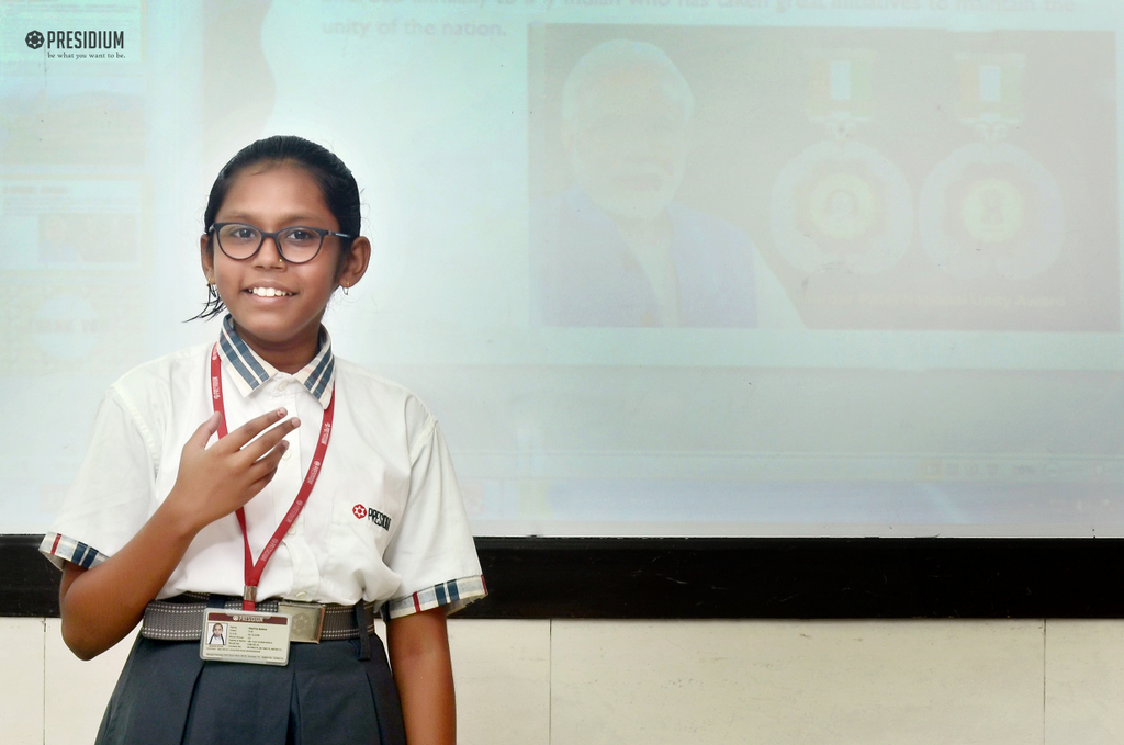 Presidium Rajnagar, STUDENTS CELEBRATE SARDAR PATEL’S BIRTHDAY ON NATIONAL UNITY DAY