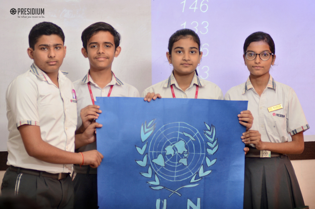 Presidium Rajnagar, UN DAY: YOUNG INTELLECTUALS PARTICIPATE IN ‘UNITED DAY QUIZ’