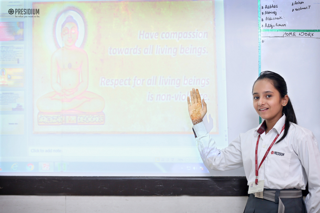 Presidium Rajnagar, AN ACTIVITY IS ORGANIZED FOR STUDENTS TO LEARN ABOUT HISTORY
