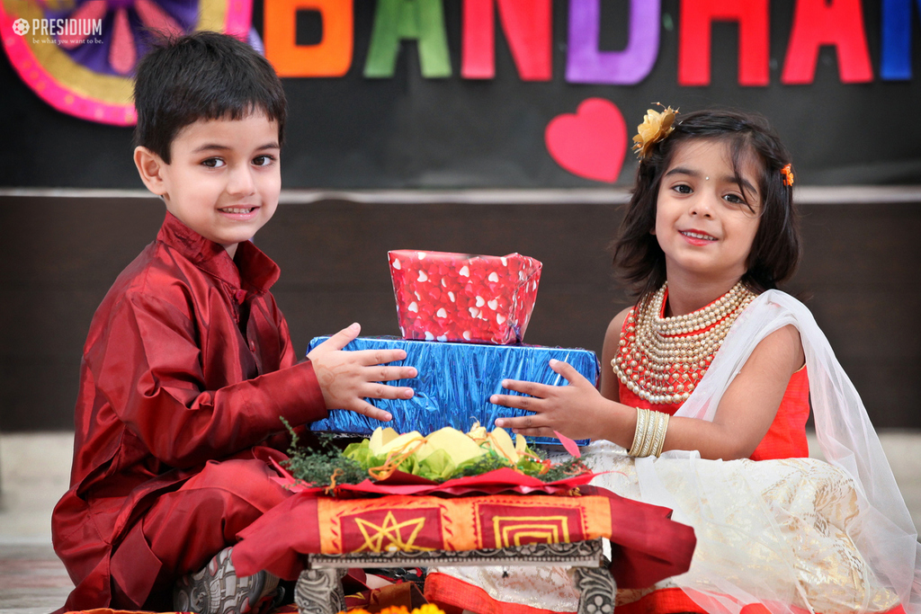 Presidium Indirapuram, PRESIDIANS CELEBRATE THE AUSPICIOUS OCCASION OF RAKHI WITH JOY 