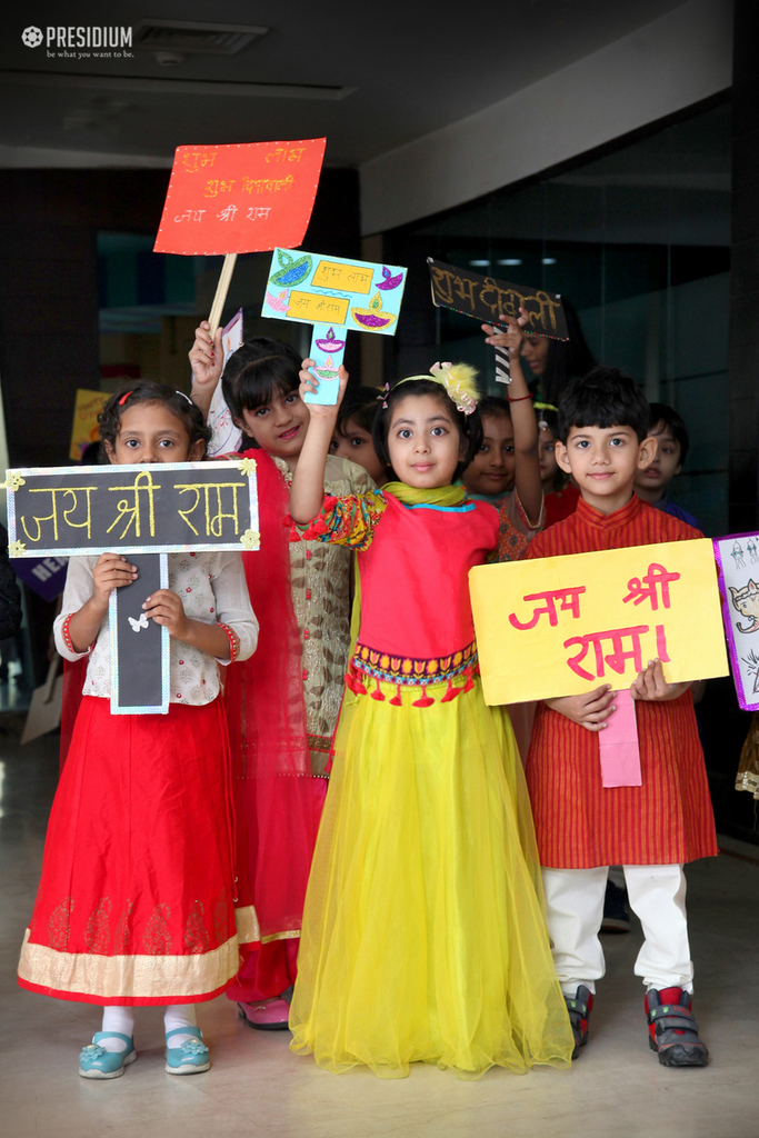 Presidium Indirapuram, PRESIDIANS SPREAD AWARENESS WITH 'SAY NO TO CRACKERS' RALLY