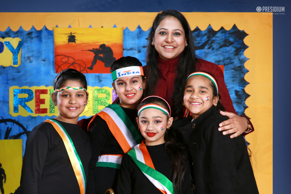 Presidium Vivek Vihar, PRESIDIANS CELEBRATE REPUBLIC DAY WITH DEAR  SUDHA MA'AM