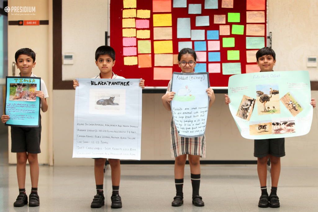 Presidium Gurgaon-57, EXPLORING THE ANIMAL KINGDOM WITH SHOW AND TELL ACTIVITY