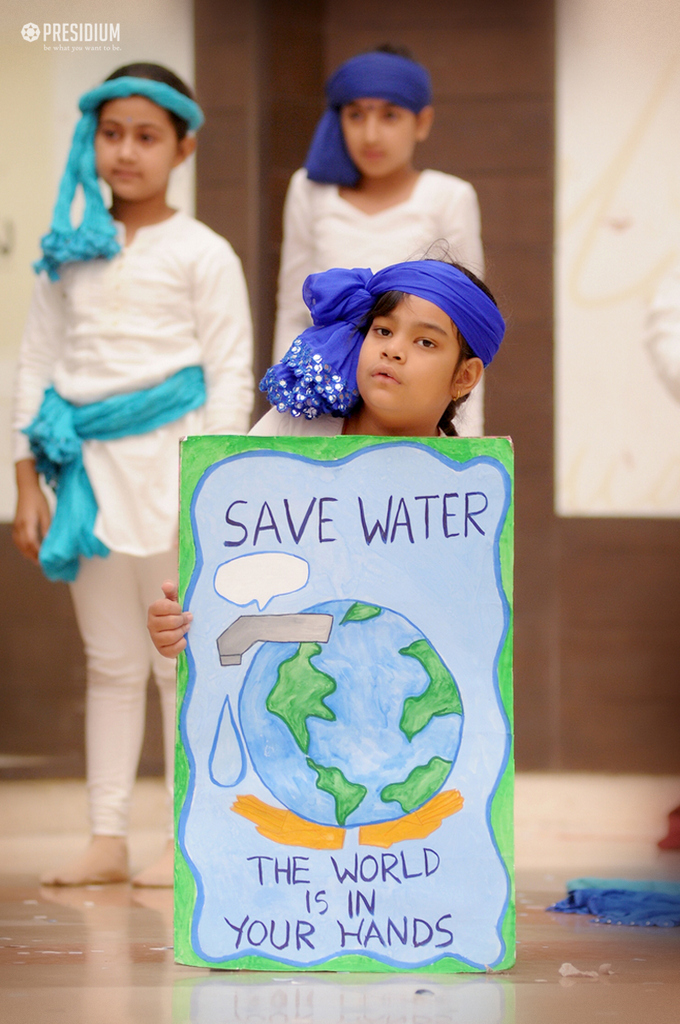 Presidium Indirapuram, PRESIDIANS SENSITIZE ALL TOWARDS THE IMPORTANCE OF SAVING WATER