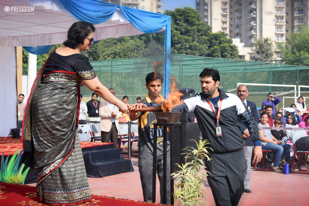 Presidium Gurgaon-57, SPORTS DAY PRIZE DISTRIBUTION: REWARDING OUR YOUNG ACHIEVERS