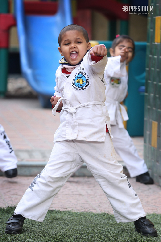 Presidium Vivek Vihar, PRESIDIANS INDULGE IN A FUN TAEKWONDO ACTIVITY