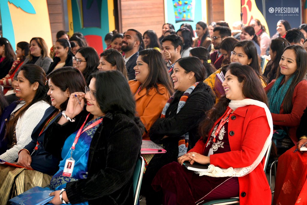 Presidium Rajnagar, TEACHERS LEARN ABOUT THE 'POWER OF BEING' WITH MRS. SUDHA GUPTA