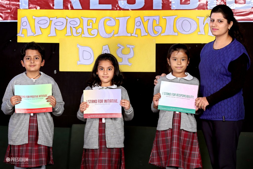 Presidium Vivek Vihar, APPRECIATION DAY: AWARDING CERTIFICATES TO MERITORIOUS PRESIDIANS