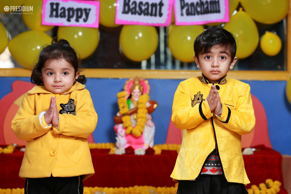 Presidium Vivek Vihar, PRESIDIANS CELEBRATE BASANT PANCHAMI WITH GREAT ARDOR