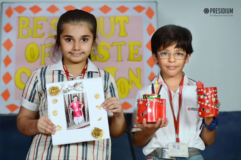 Presidium Vivek Vihar, AN EPITOME OF CREATIVITY IN BEST OUT OF WASTE COMPETITION