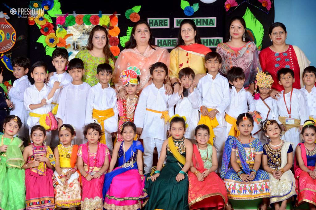 Presidium Vivek Vihar, FLAMBOYANT JANMASHTAMI CELEBRATIONS ELATES YOUNG SOULS