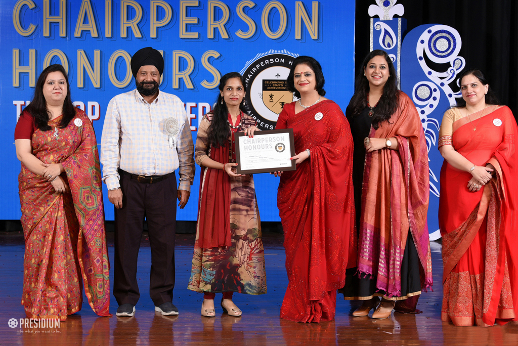 Presidium Vivek Vihar, TEACHERS CELEBRATE SUCCESS AT CHAIRPERSON HONOURS CEREMONY