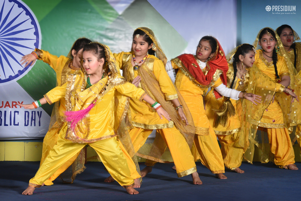 Presidium Vivek Vihar, SUDHA MA'AM JOINS LEADERS OF TOMORROW ON REPUBLIC DAY CELEBRATION