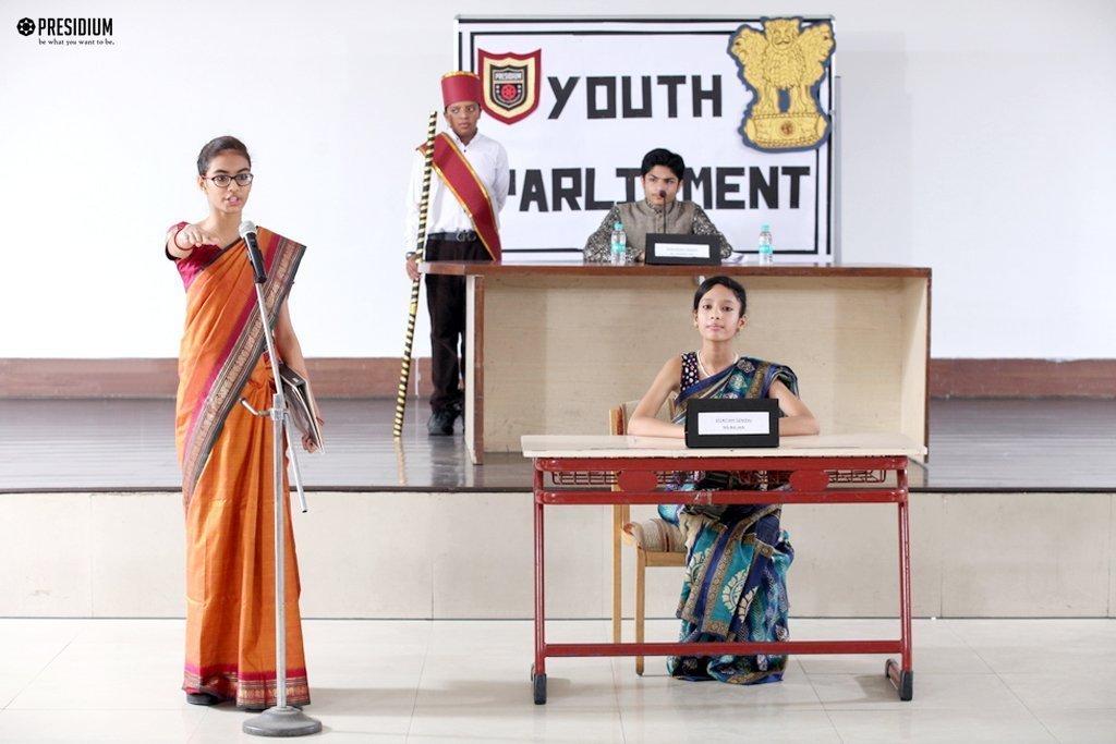 Presidium Indirapuram, YOUTH PARLIAMENT: A STEPPING STONE FOR FUTURE POLITICAL THINKERS