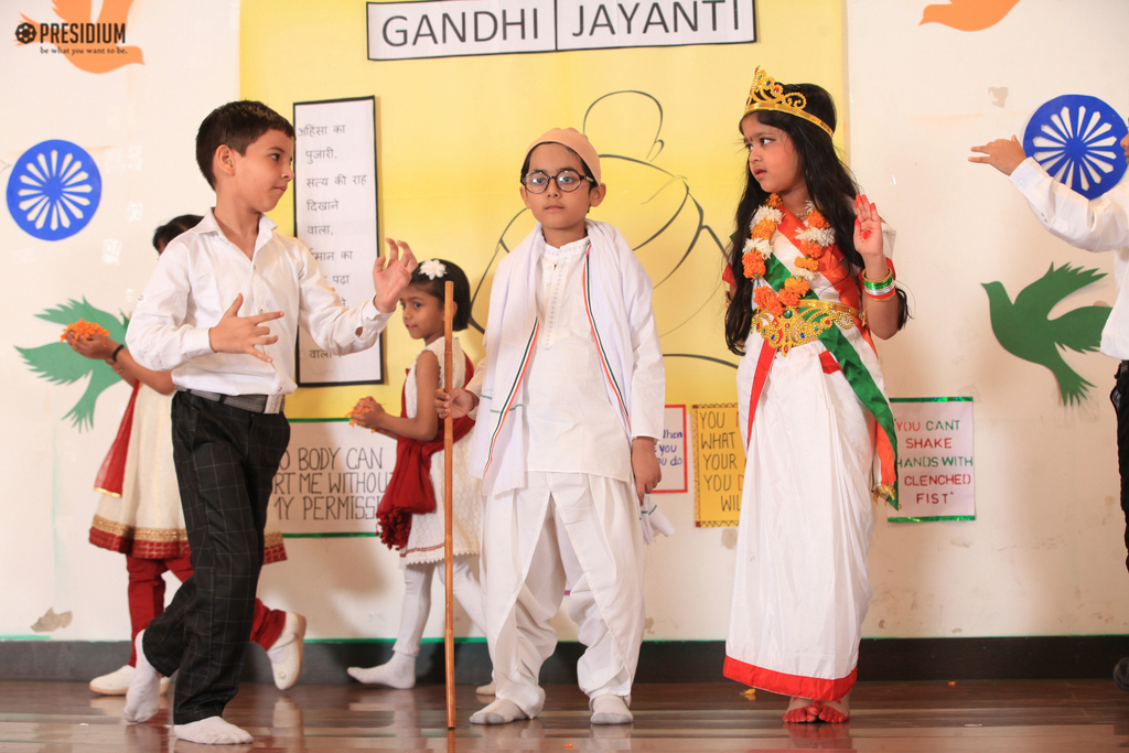Presidium Gurgaon-57, GANDHI JAYANTI: PRESIDIANS VOW TO FOLLOW GANDHIJI'S PATH OF LIFE