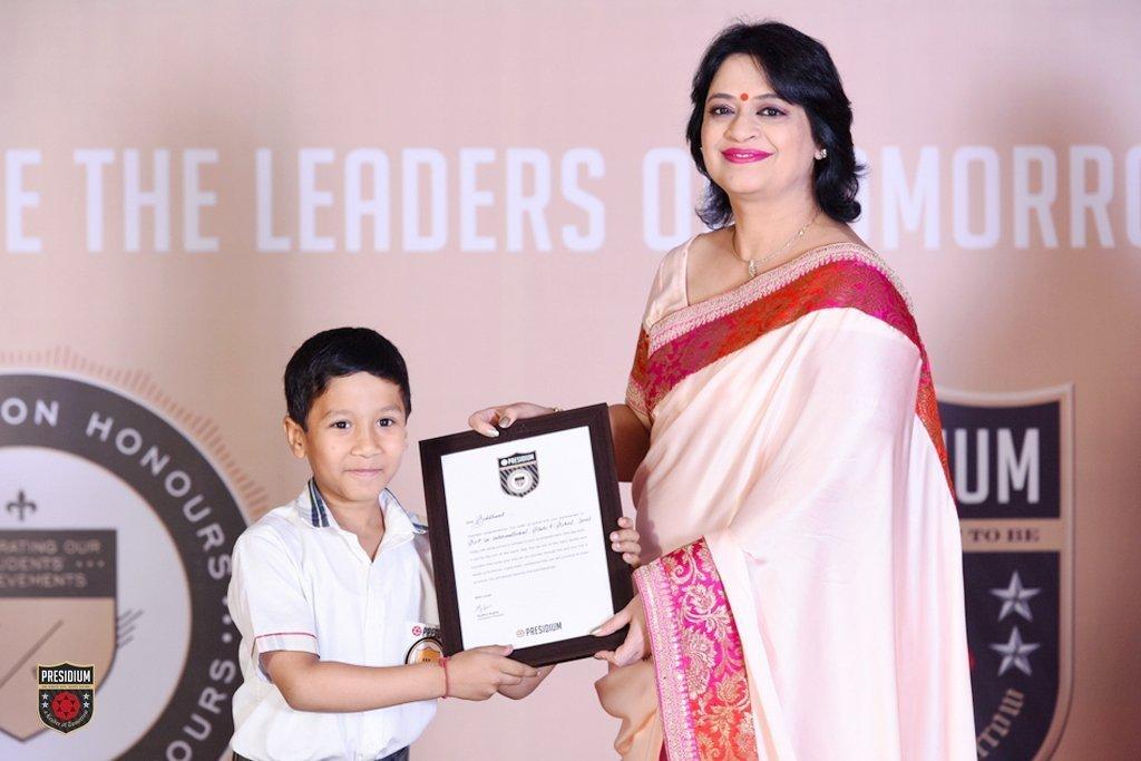 Presidium Gurgaon-57, PRESIDIUM’S YOUNG ACHIEVERS ACKNOWLEDGED AT CHAIRPERSON HONOURS -A GRAND CEREMONY