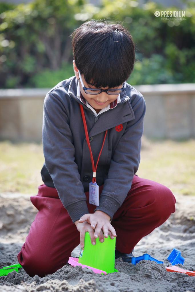 Presidium Indirapuram, A PERFECT FUSION OF LEARNING AND FUN WITH SANDPIT ACTIVITY