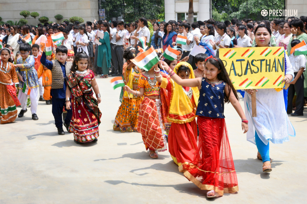 Presidium Indirapuram, MRS.SUDHA GUPTA GRACES THE GRAND INDEPENDENCE DAY CELEBRATION