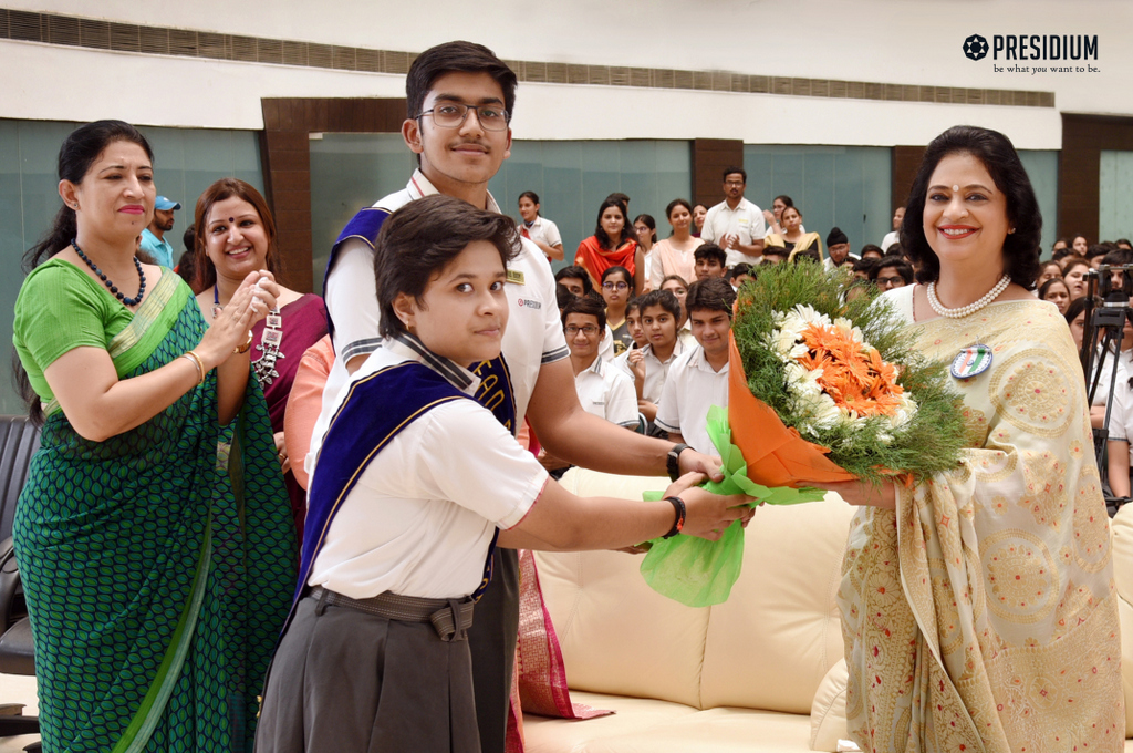 Presidium Indirapuram, MRS.SUDHA GUPTA GRACES THE GRAND INDEPENDENCE DAY CELEBRATION