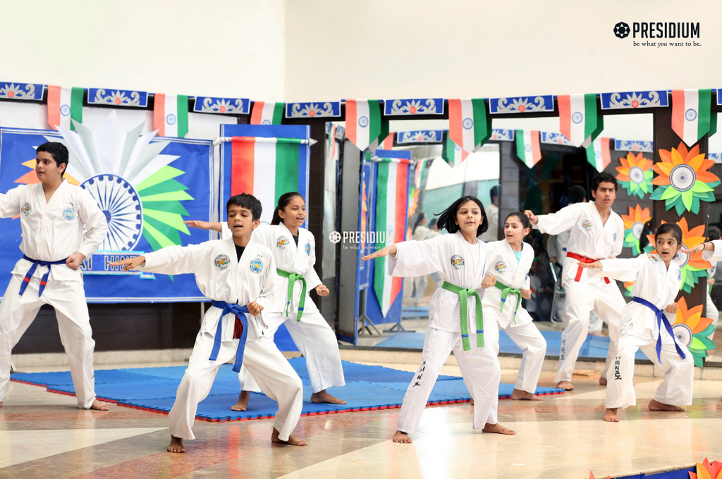 Presidium Indirapuram, MRS.SUDHA GUPTA GRACES THE GRAND INDEPENDENCE DAY CELEBRATION