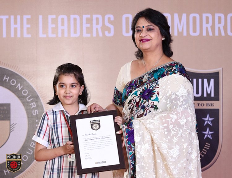 Presidium Indirapuram, PRESIDIUM’S YOUNG ACHIEVERS ACKNOWLEDGED AT CHAIRPERSON HONOURS-A GRAND CEREMONY