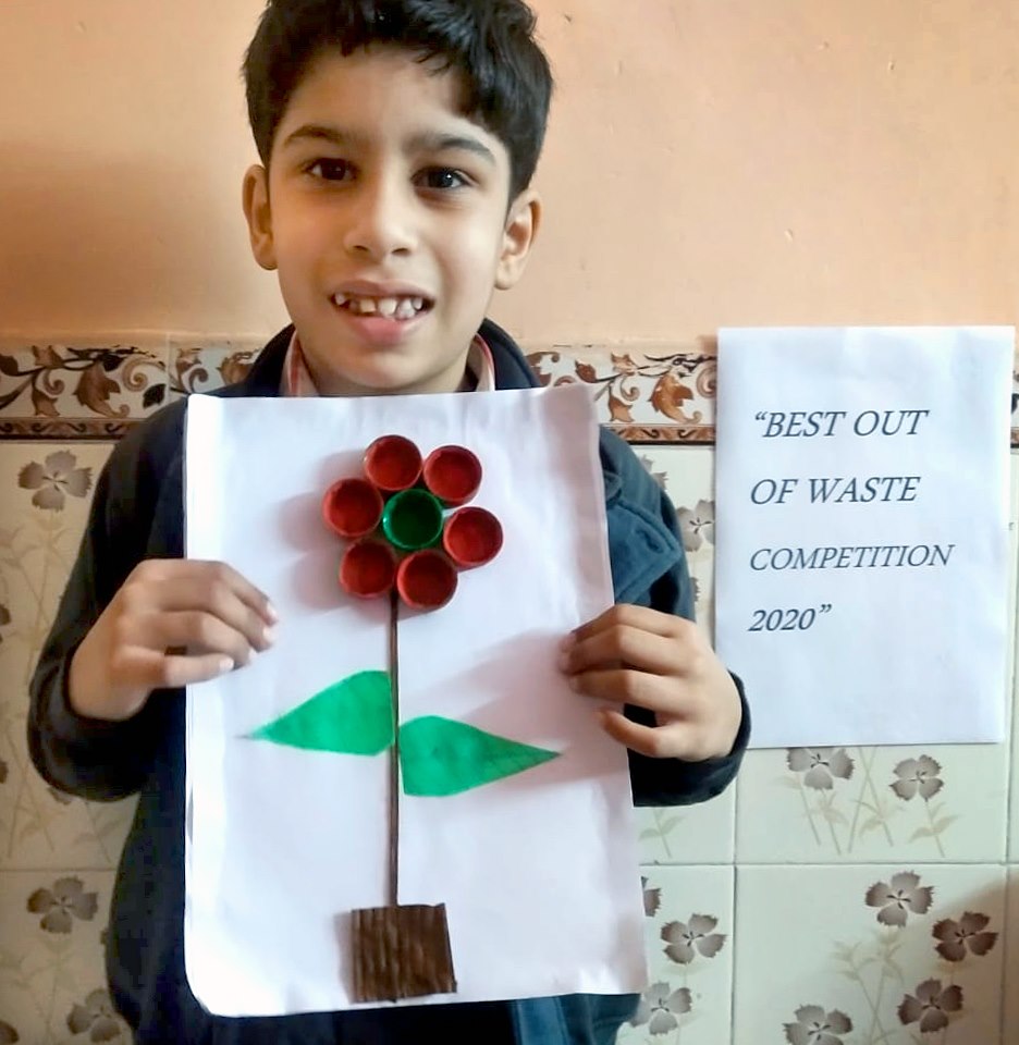 Presidium Dwarka-6, LITTLE ARTSY HANDS CREATE THE BEST OUT OF WASTE!