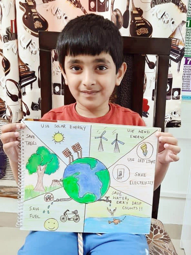 Presidium Indirapuram, STUDENTS MARK NATIONAL ENERGY CONSERVATION DAY WITH POSTER MAKING